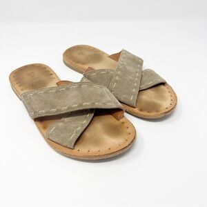 Frye Ally Criss Cross‎ Leather Sandals Sz 6.5
